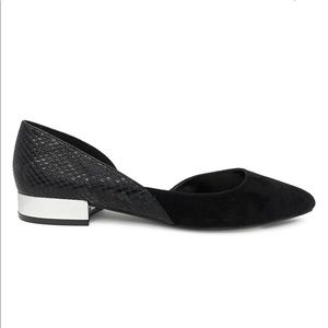 Harley Faux Leather d'Orsay Flats